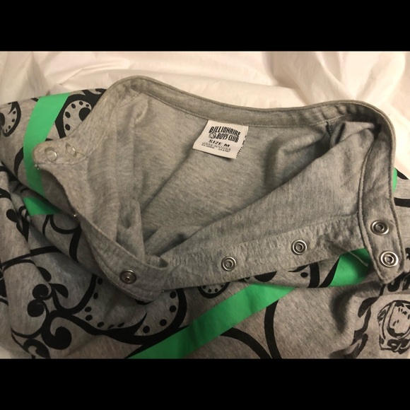 Billionaire Boys Club Hearts Iron Work motif Henley MED - Picture 12 of 12